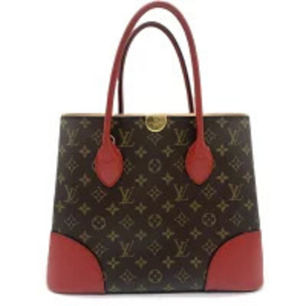 Louis Vuitton Monogram Flandrin Tote Bag Cerise Red